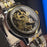 Golden Silver Mechanical Watch